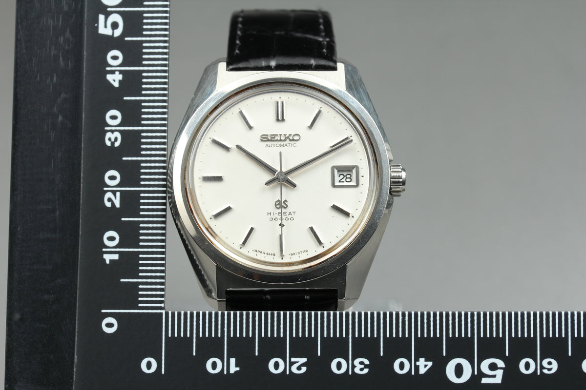 GRAND SEIKO 6145-8000 Hi-BEAT Silver Automatic Men's Watch, 1969 Read (18)