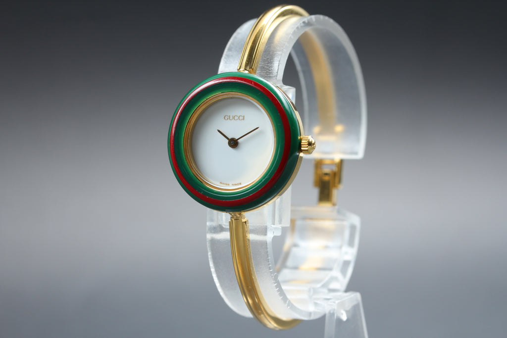 GUCCI 11/12.2 Change Bezel 12 Colors Ladies Quartz Watch, Boxed (6)