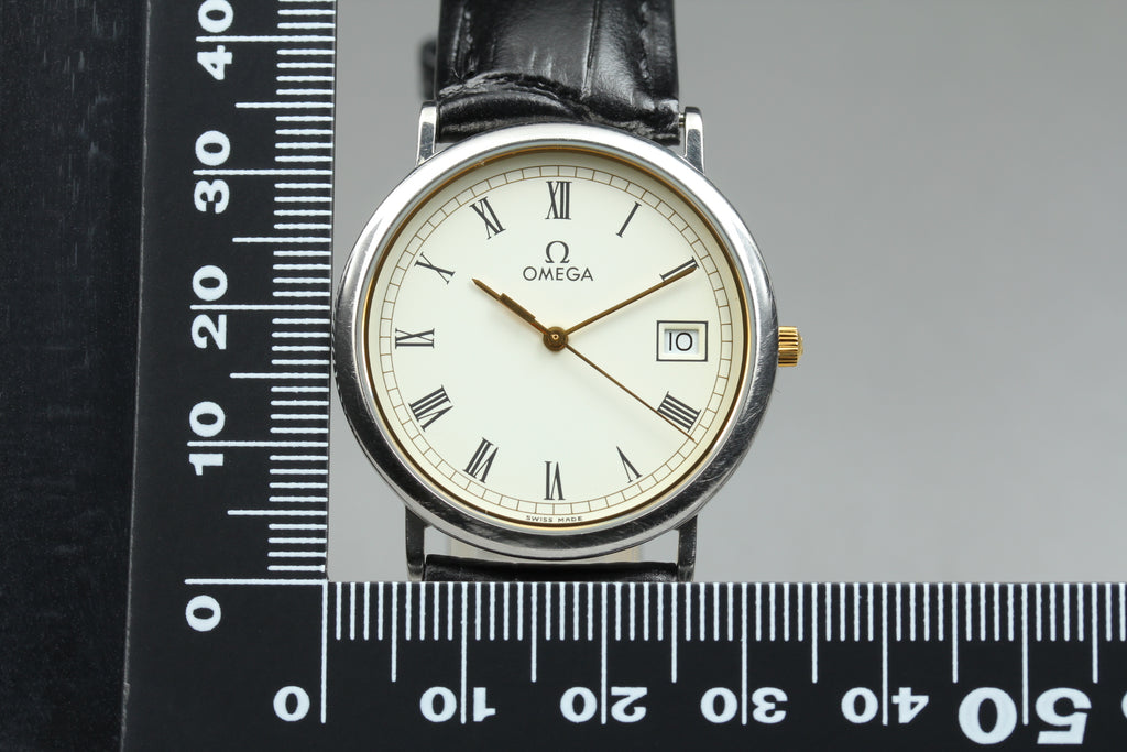 Omega De Ville Cal.1430 Roman Dial Men's Quartz Watch (16)