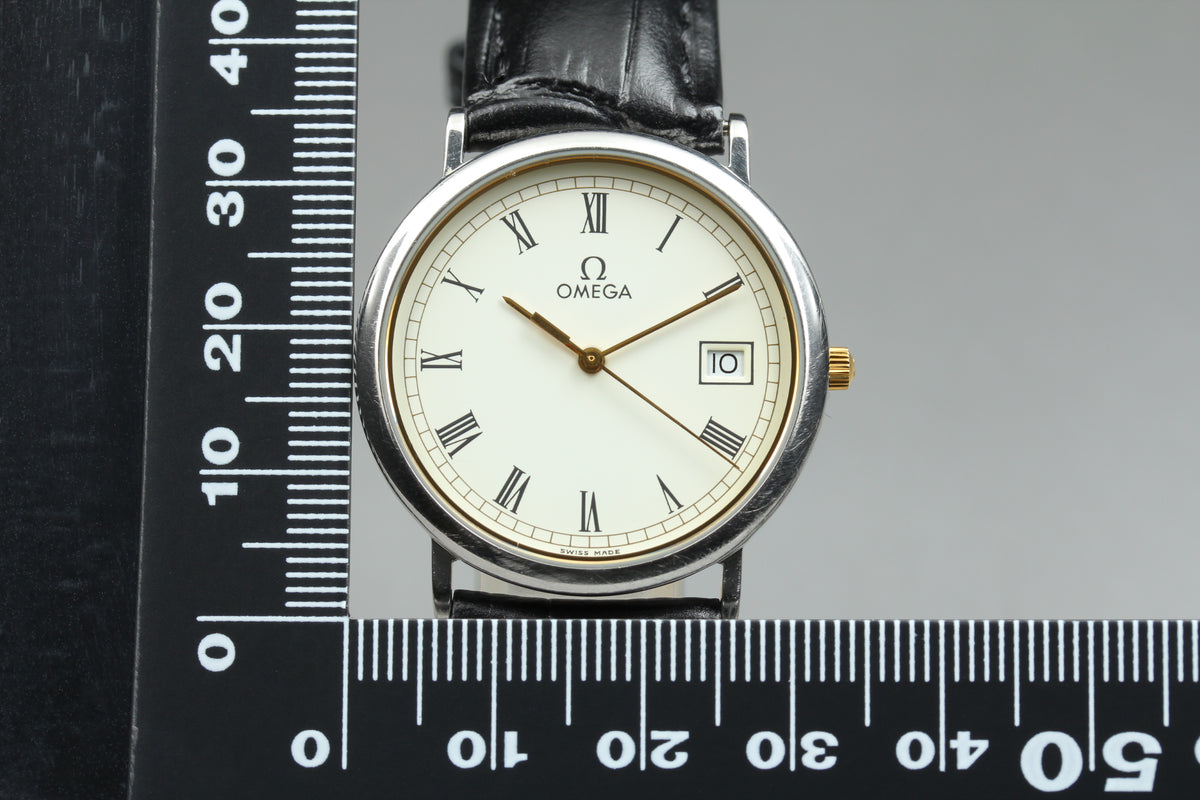 Omega De Ville Cal.1430 Roman Dial Men's Quartz Watch (16)