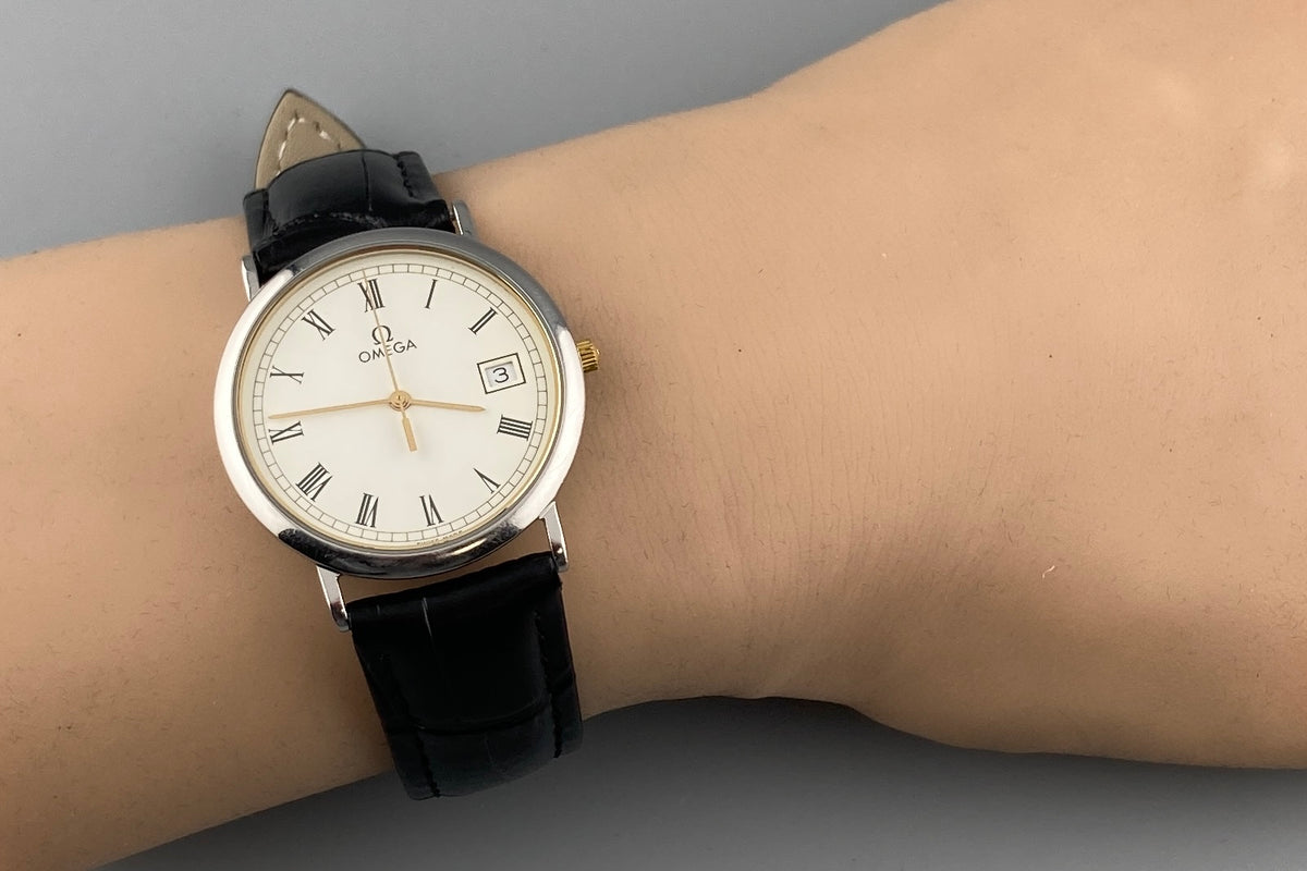 Omega De Ville Cal.1430 Roman Dial Men's Quartz Watch (2)