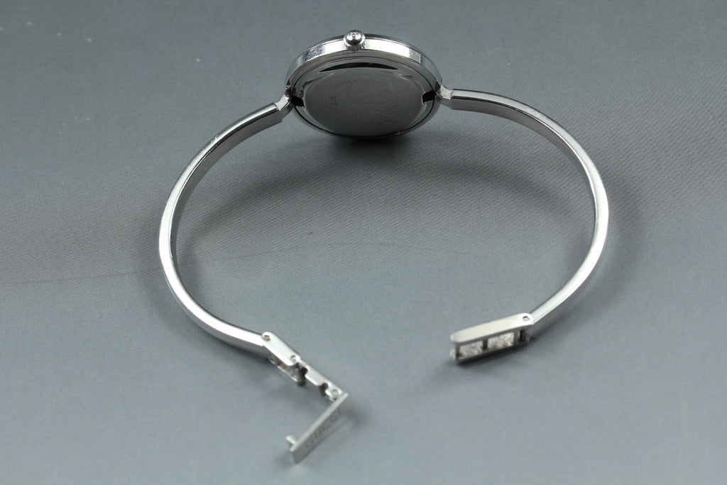 GUCCI 11/12.2L Silver 12 Colors Change Bezel Women's Qz Watch (15)