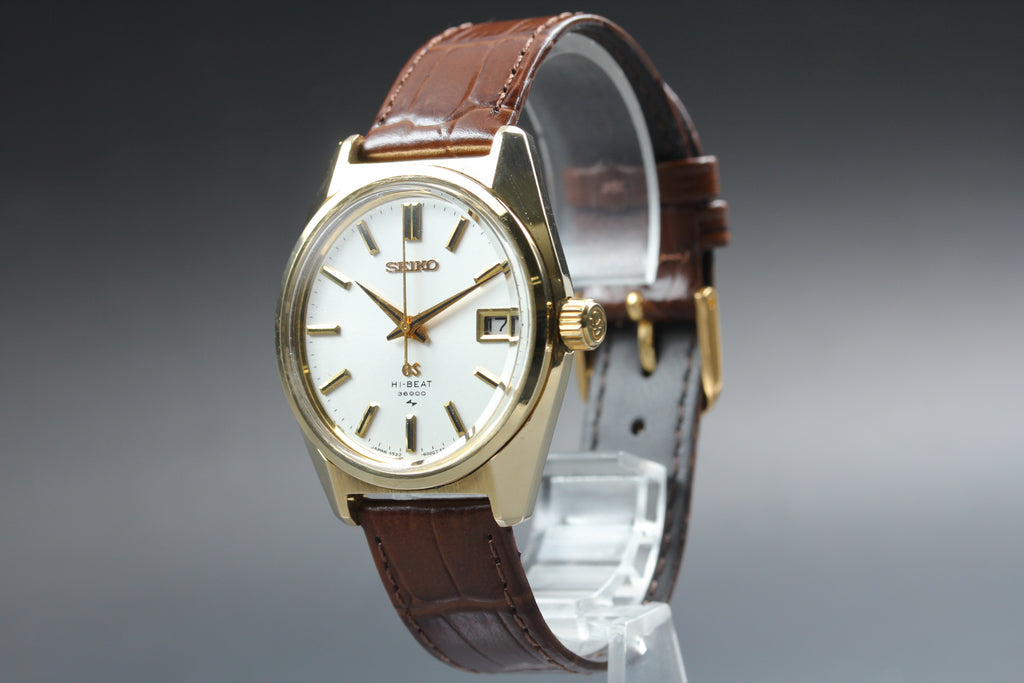 King SEIKO 4522-8000 HI-Beat Gold Cap Hand Winding Men's Watch (7)