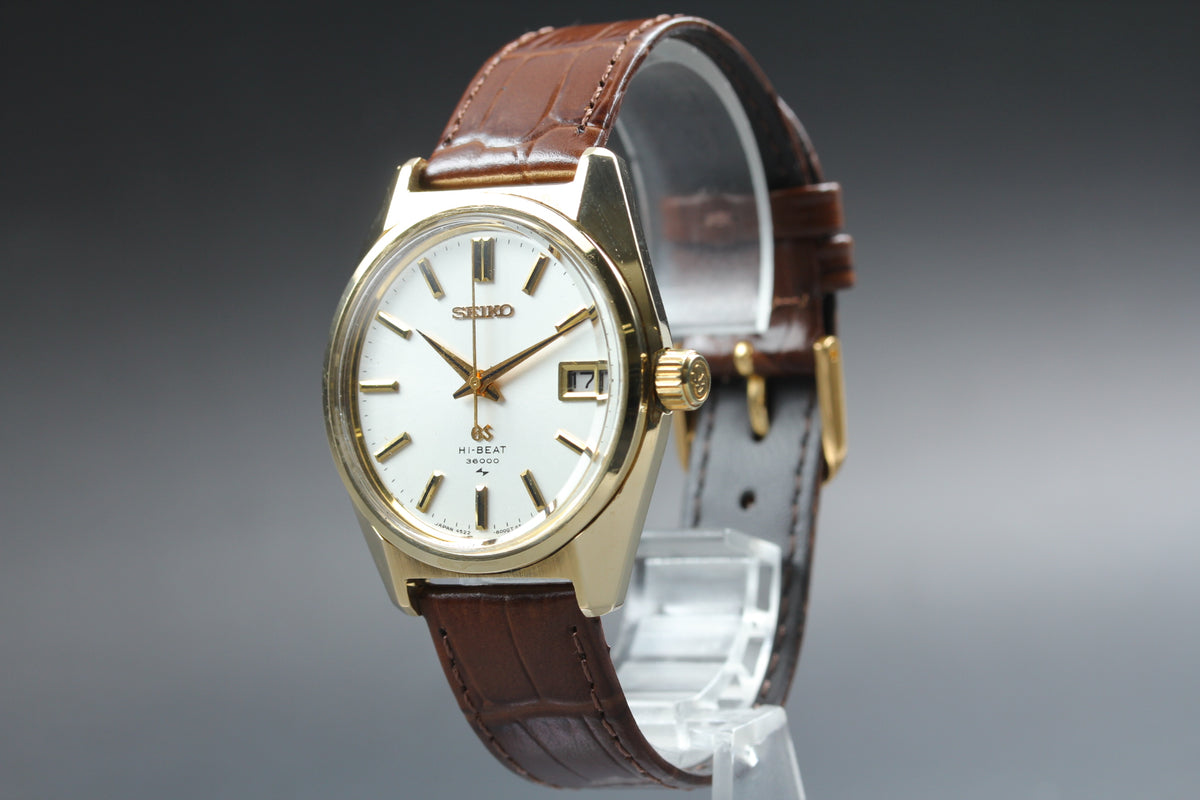 King SEIKO 4522-8000 HI-Beat Gold Cap Hand Winding Men's Watch (7)