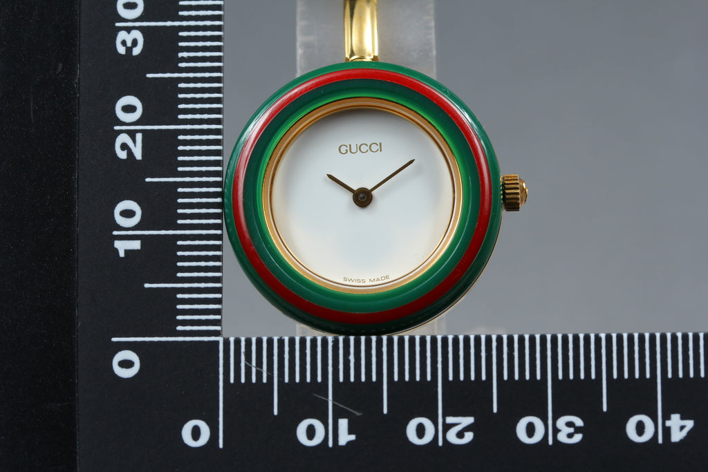 GUCCI 11/12.2 Change Bezel 12 Colors Ladies Quartz Watch, Boxed (14)
