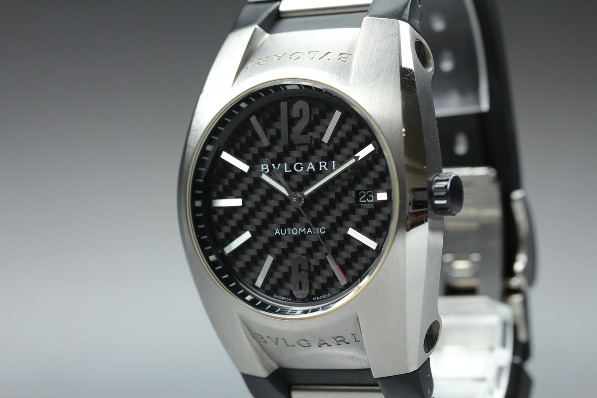 BVLGARI Ergon EG40S Black Carbon Automatic Men's Watch, Box Papers (5)