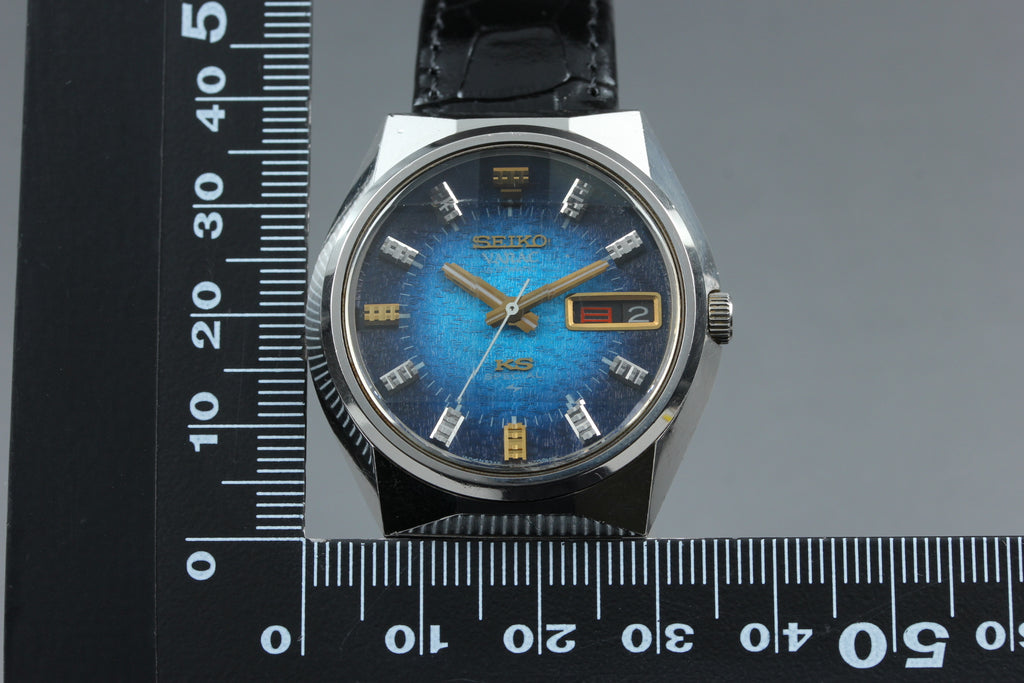 KING SEIKO Vanac Special 5626-7150 Blue Dial Automatic Men's Watch (17)