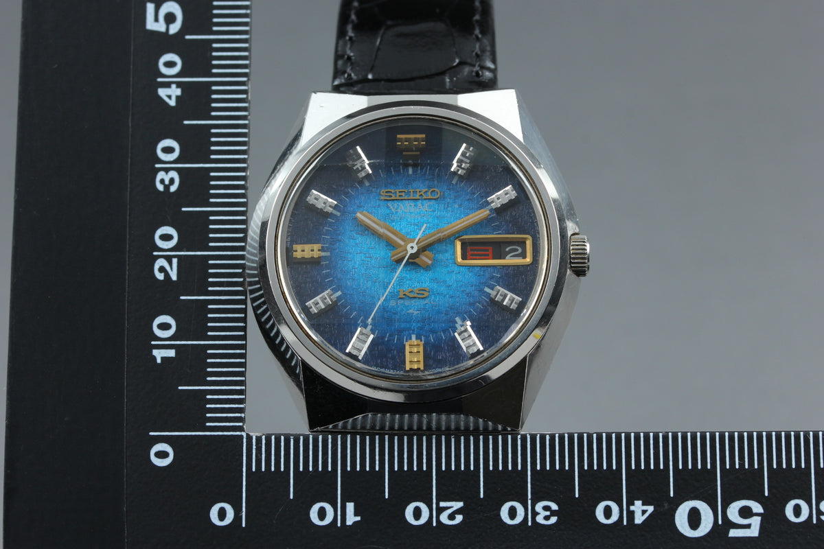 KING SEIKO Vanac Special 5626-7150 Blue Dial Automatic Men's Watch (17)