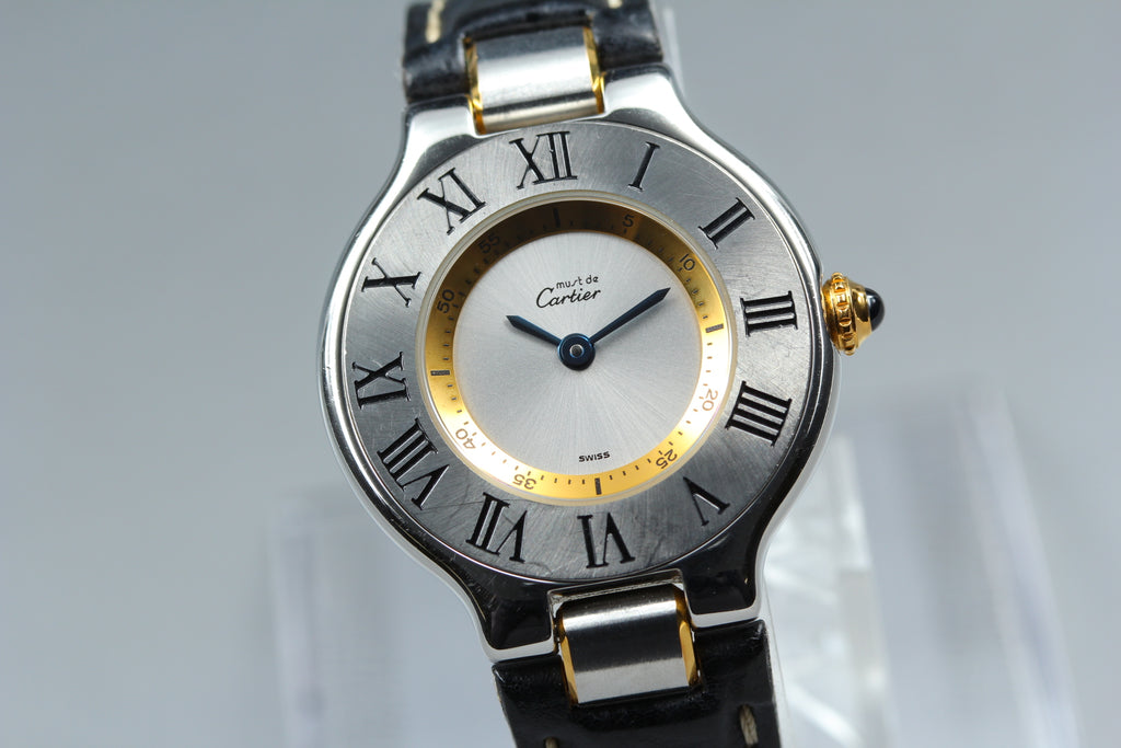Cartier Must de Cartier 21 1340 Silver Dial Quartz Women's Watch (3)