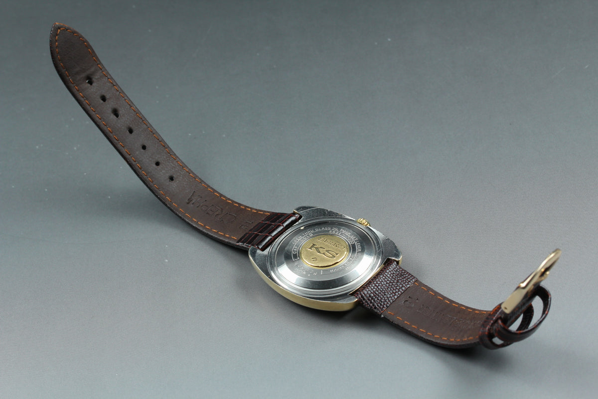King Seiko 5621-7000 HI-BEAT Gold Cap Automatic Men's Watch, 1969 (13)