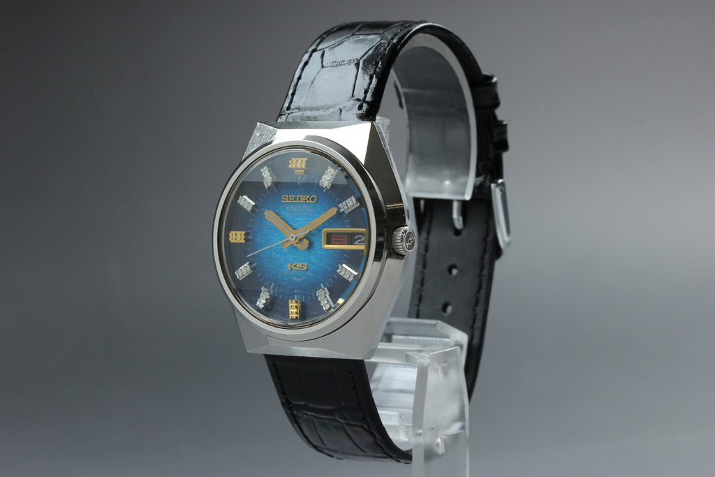 KING SEIKO Vanac Special 5626-7150 Blue Dial Automatic Men's Watch (8)