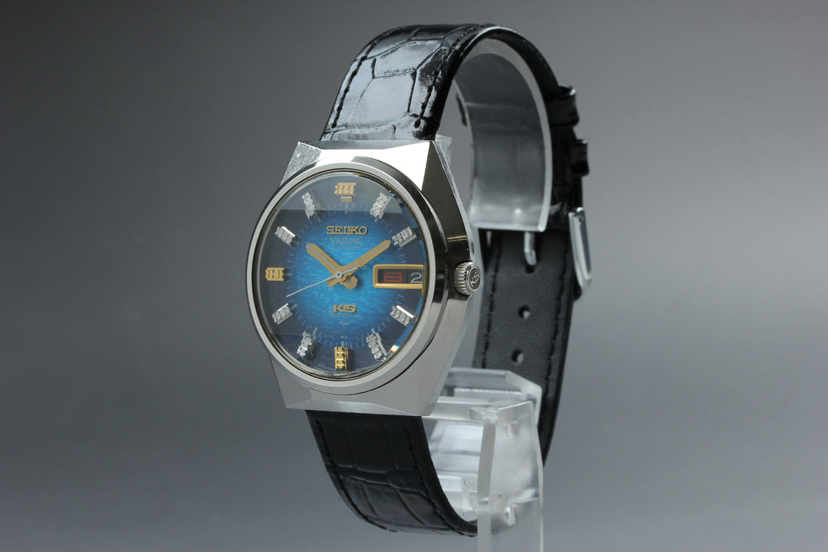 KING SEIKO Vanac Special 5626-7150 Blue Dial Automatic Men's Watch (8)