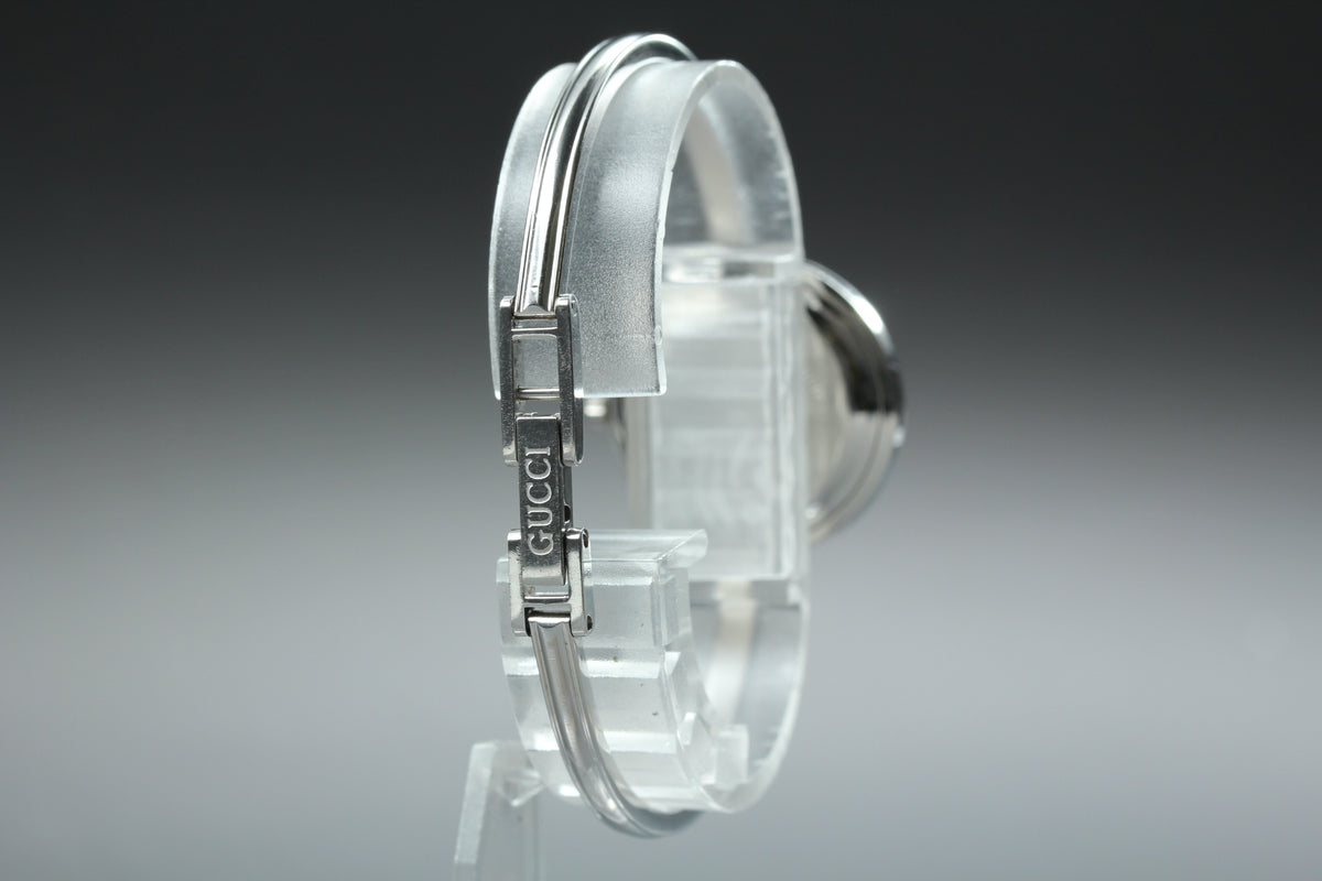 GUCCI 11/12.2L Silver 12 Colors Change Bezel Women's Qz Watch (7)