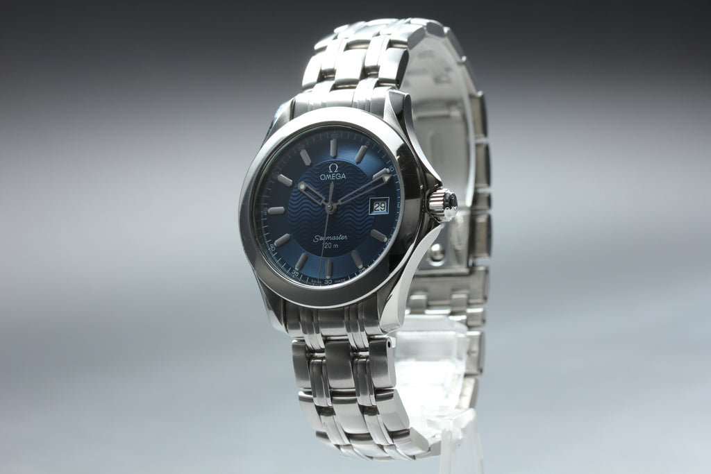 OMEGA Seamaster 120 2511.81 Blue Wave Quartz Men's Watch, Box Papers (6)
