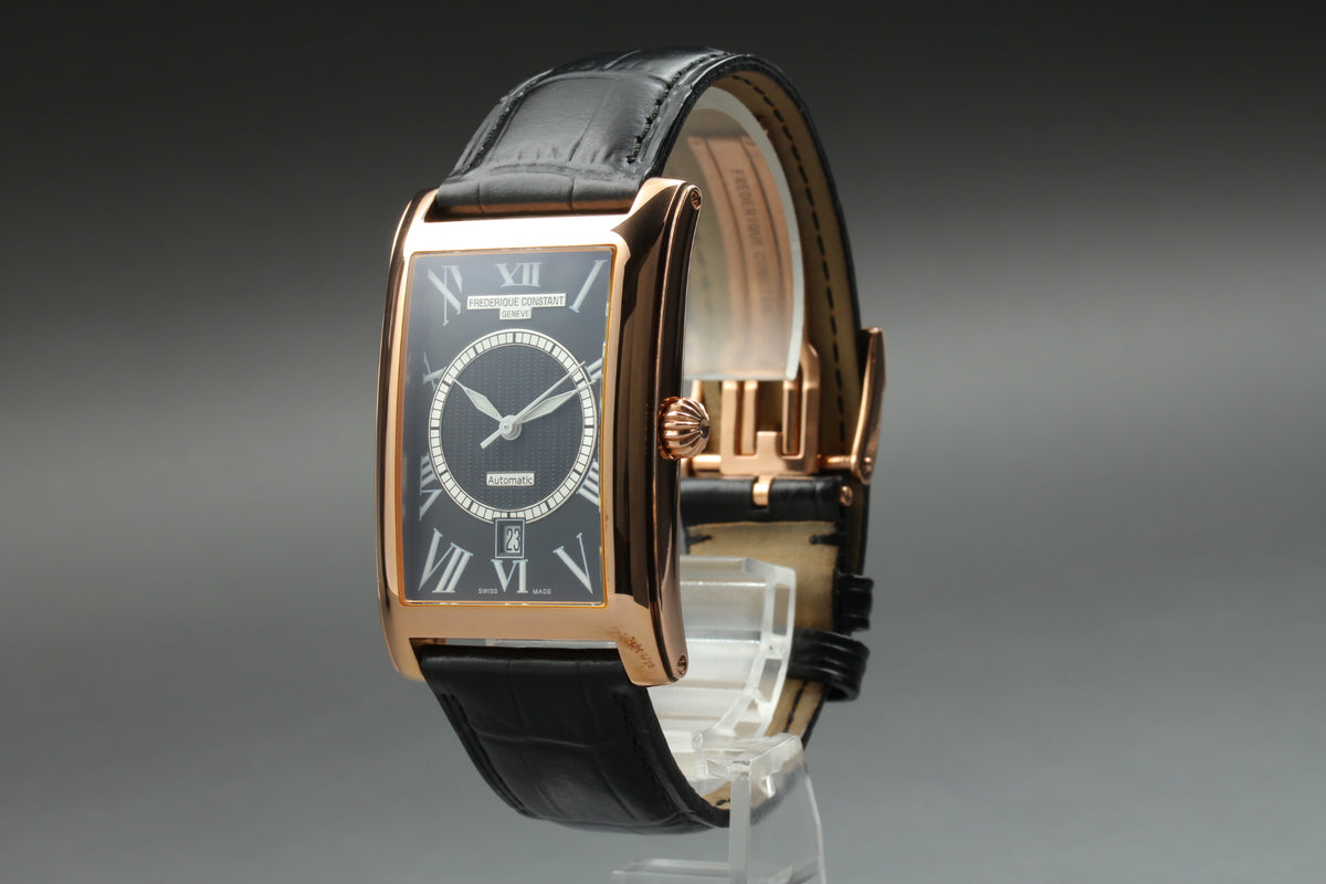 Frederique Constant Carree FC-303/310/315X4C4/5/6 Date Automatic Men's Watch (6)