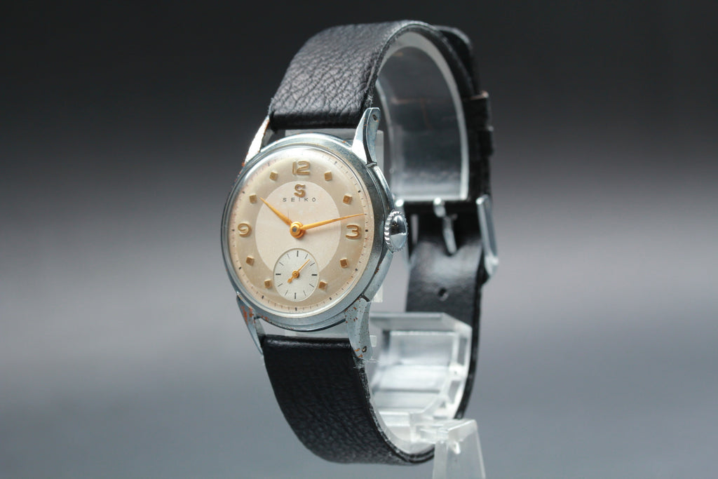 SEIKO New 10B Small Seconds Hand Wind Watch, Serviced 1954 (6)