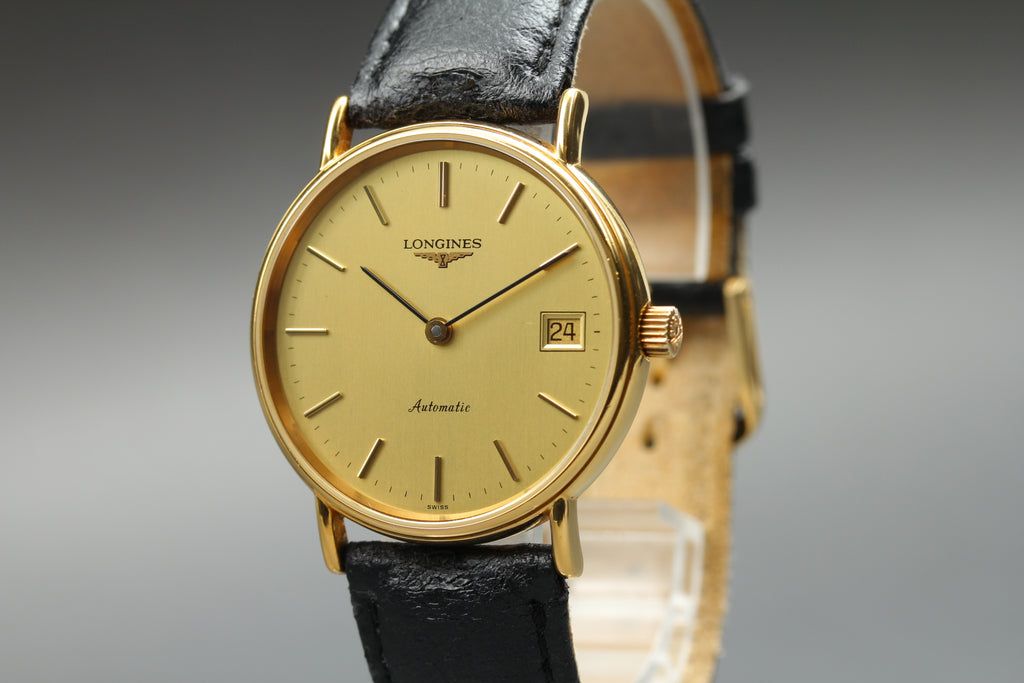 LONGINES Presence L4.668.2 Automatic Cal.L613.2 Gold 33mm Men's Watch (6)