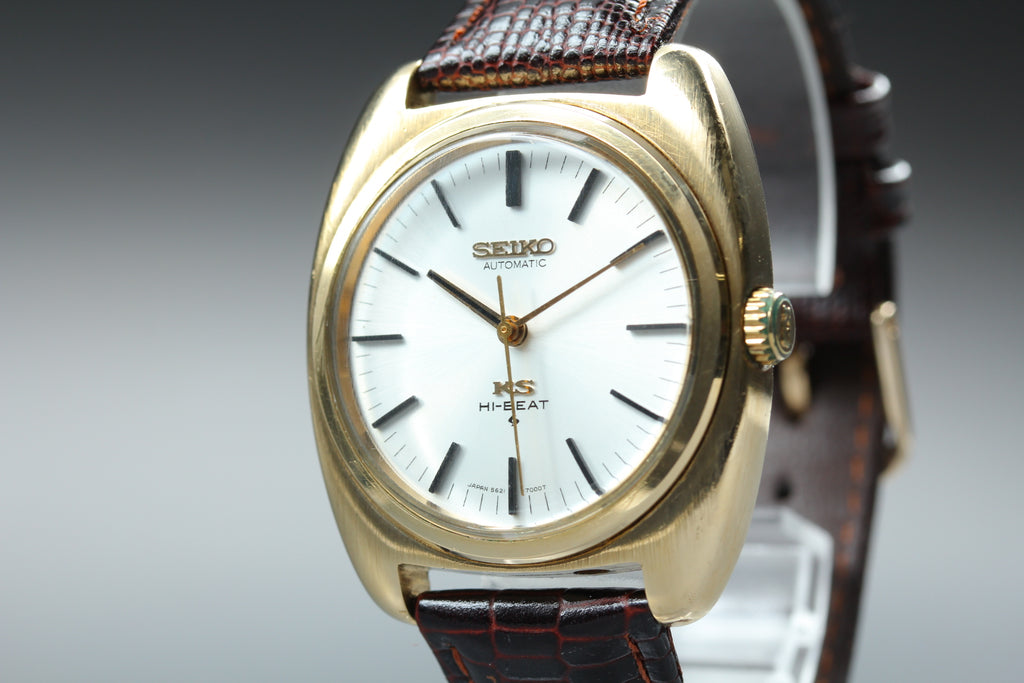 King Seiko 5621-7000 HI-BEAT Gold Cap Automatic Men's Watch, 1969 (7)