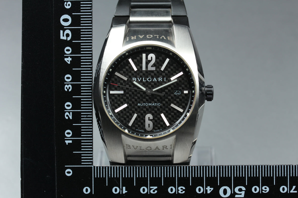 BVLGARI Ergon EG40S Black Carbon Automatic Men's Watch, Box Papers (16)