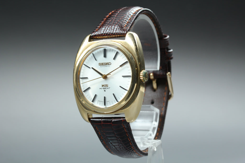 King Seiko 5621-7000 HI-BEAT Gold Cap Automatic Men's Watch, 1969 (8)