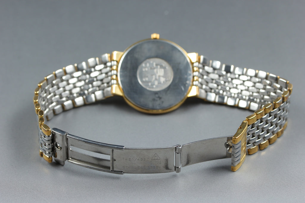 OMEGA De Ville Cal.1378 Gold Dial Quartz Men's Watch (13)