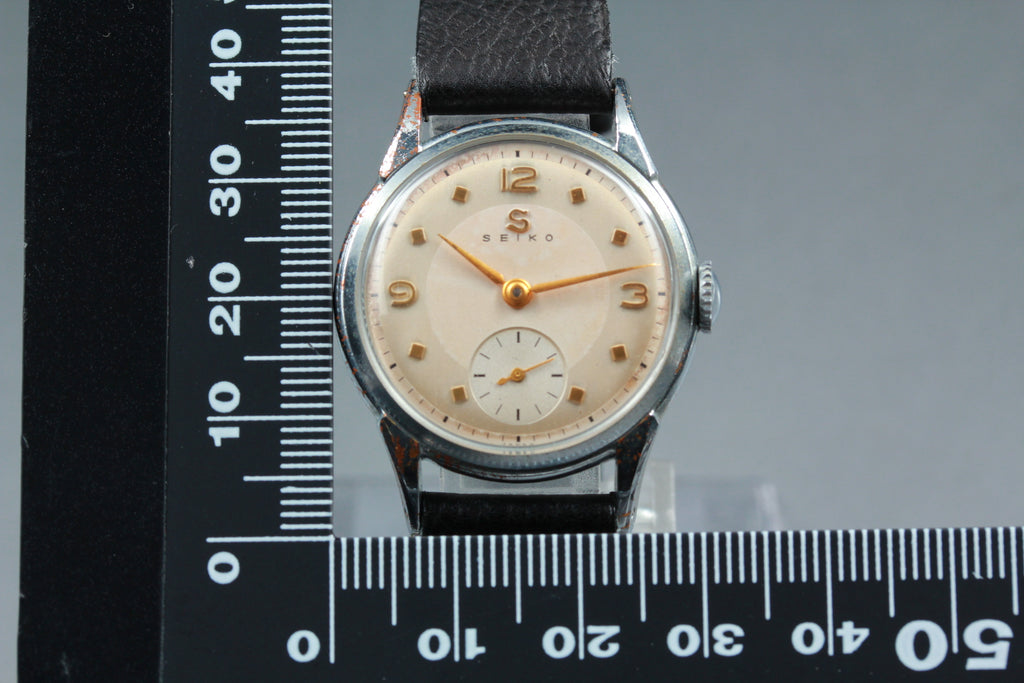 SEIKO New 10B Small Seconds Hand Wind Watch, Serviced 1954 (17)