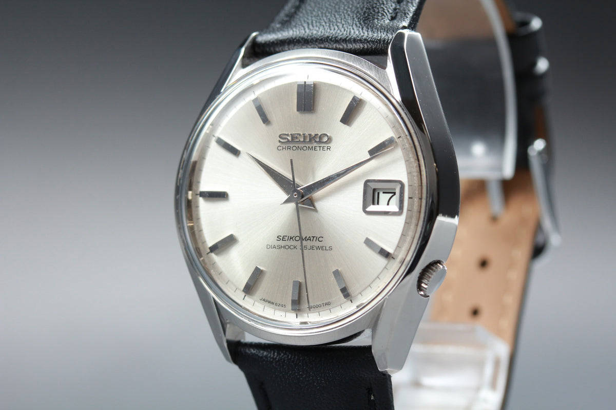 SEIKO Seikomatic 6245-9000 Chronometer Diashock Automatic Mens Watch (6)
