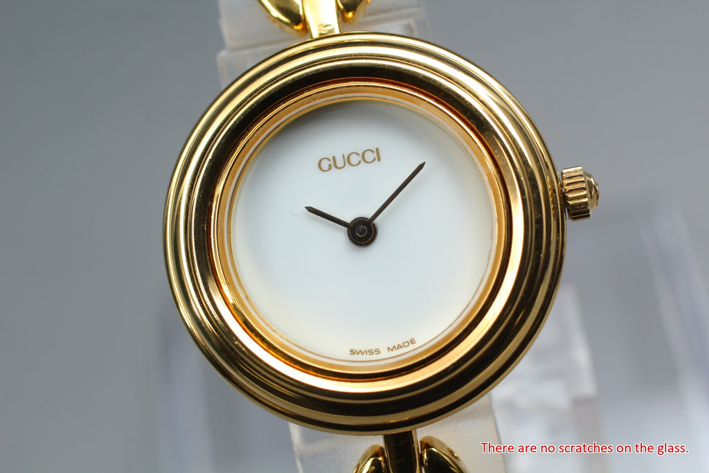 GUCCI 11/12.2 Change Bezel 6 Colors Women's Quartz Watch, Box Papers (2)