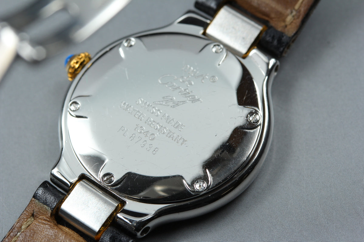 Cartier Must de Cartier 21 1340 Silver Dial Quartz Women's Watch (12)