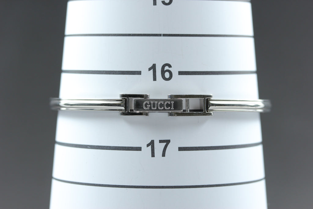 GUCCI 11/12.2L Silver 12 Color Change Bezel Women Quartz Watch, Boxed (9)
