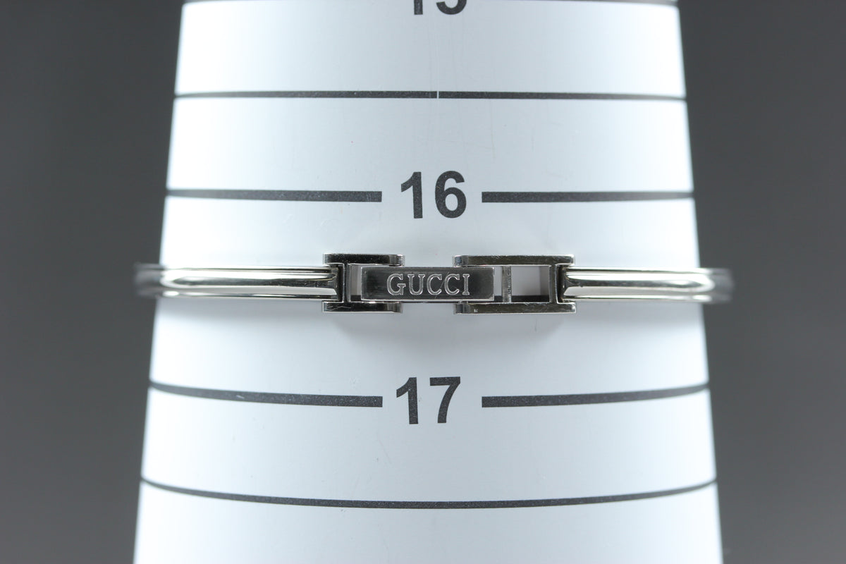 GUCCI 11/12.2L Silver 12 Color Change Bezel Women Quartz Watch, Boxed (9)