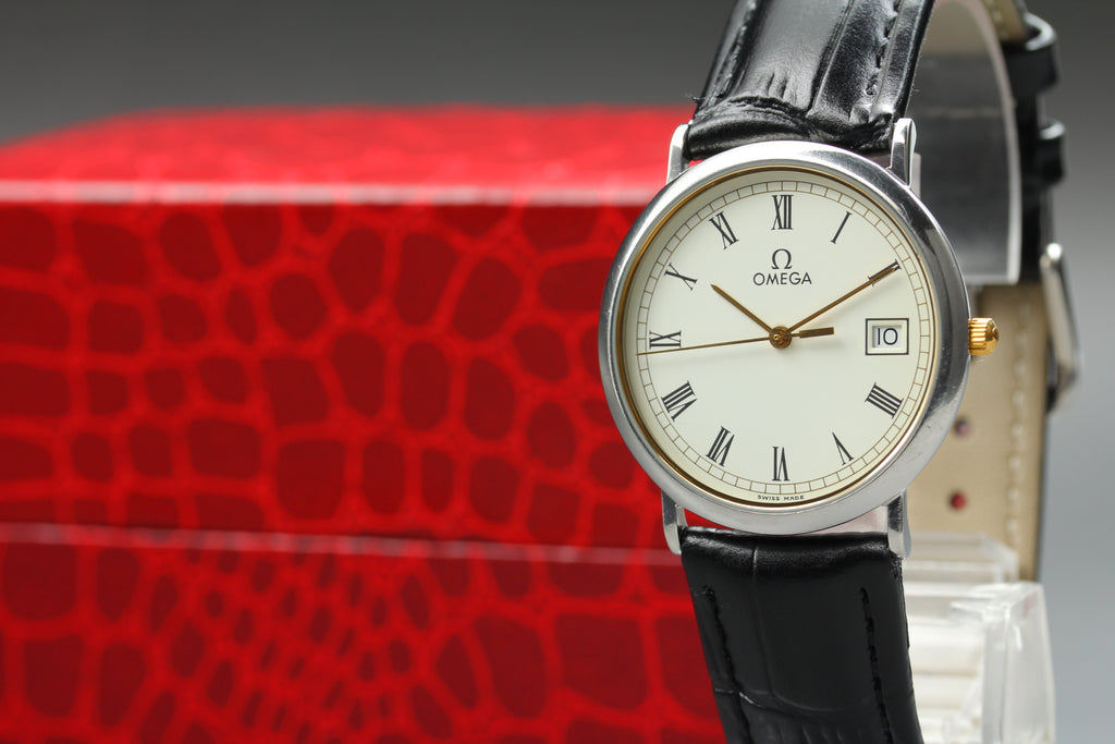 Omega De Ville Cal.1430 Roman Dial Men's Quartz Watch (3)