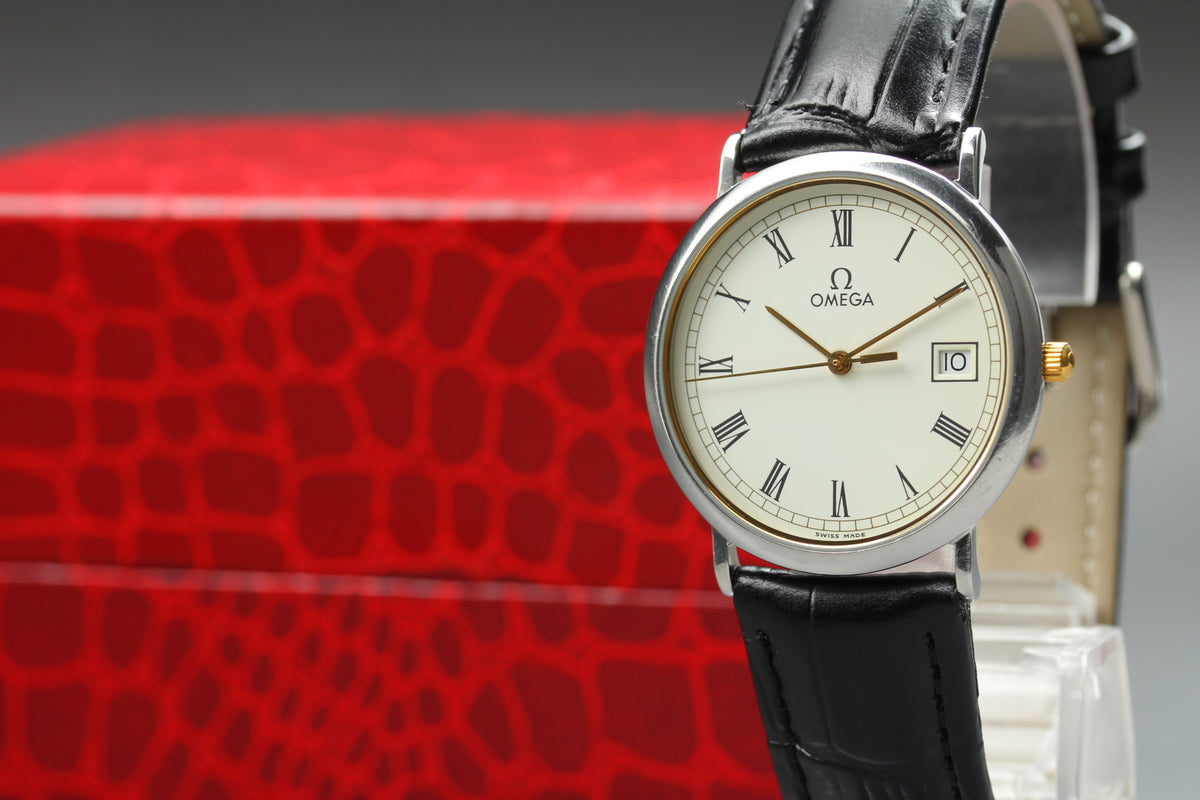 Omega De Ville Cal.1430 Roman Dial Men's Quartz Watch (3)