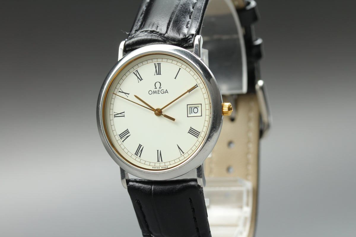 Omega De Ville Cal.1430 Roman Dial Men's Quartz Watch (5)