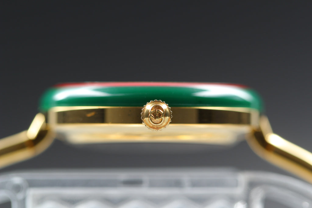 GUCCI 11/12.2 Change Bezel 12 Colors Women's Quartz Watch, Box Papers (10)