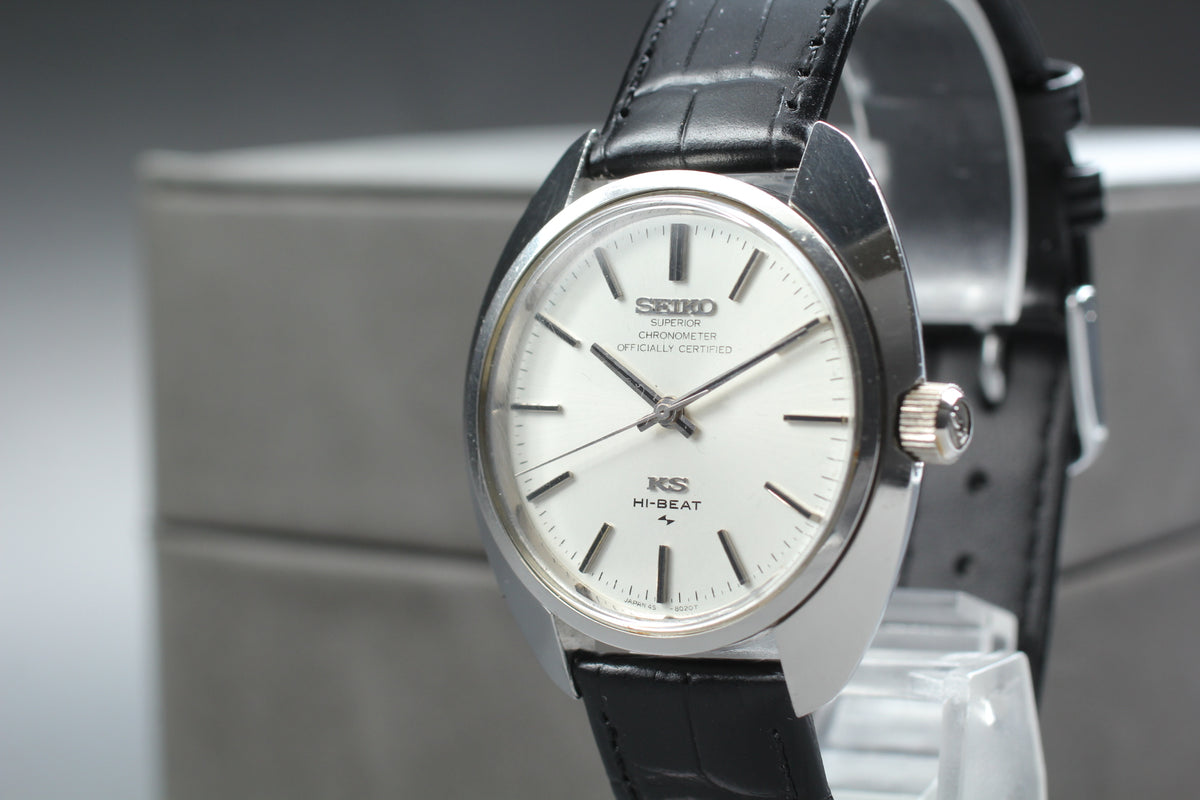 King Seiko Superior Chronometer 45-8020 Hi-Beat 36000 Hand Wind Watch, Rare (6)