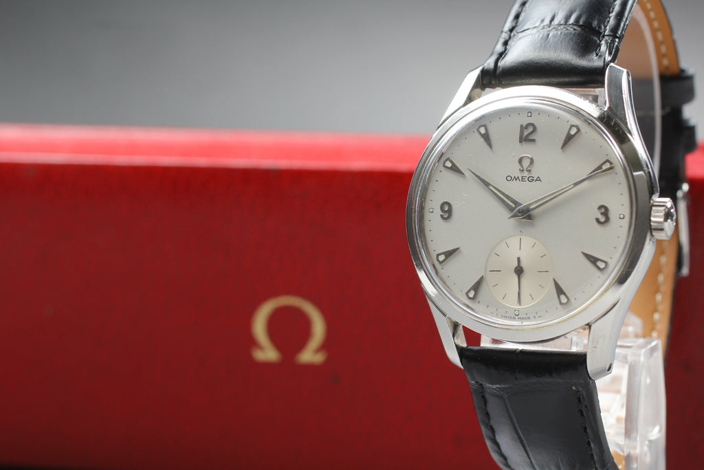 OMEGA Cal.265 Small Second Manual Wind Men Watch, w/ Case (2)