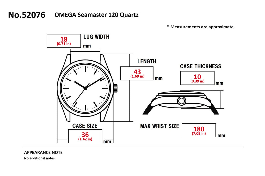 OMEGA Seamaster 120 Cal.1538 Silver Wave 2511.31 Quartz Men's Watch (15)