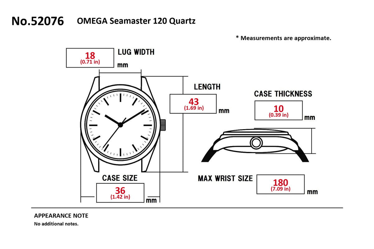 OMEGA Seamaster 120 Cal.1538 Silver Wave 2511.31 Quartz Men's Watch (15)