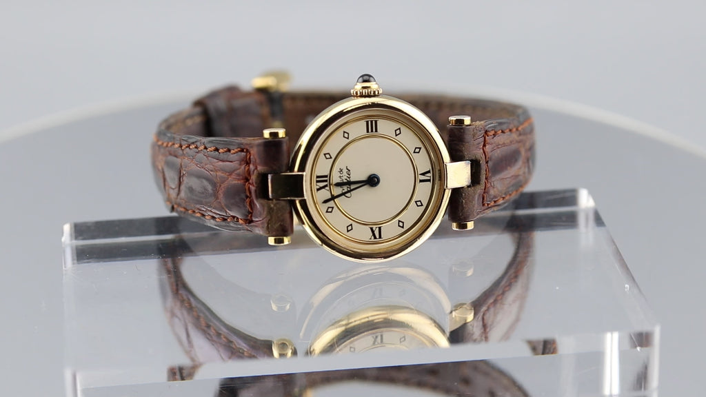 Cartier Must Colisee 590004 SM Roman Quartz Women's Watch