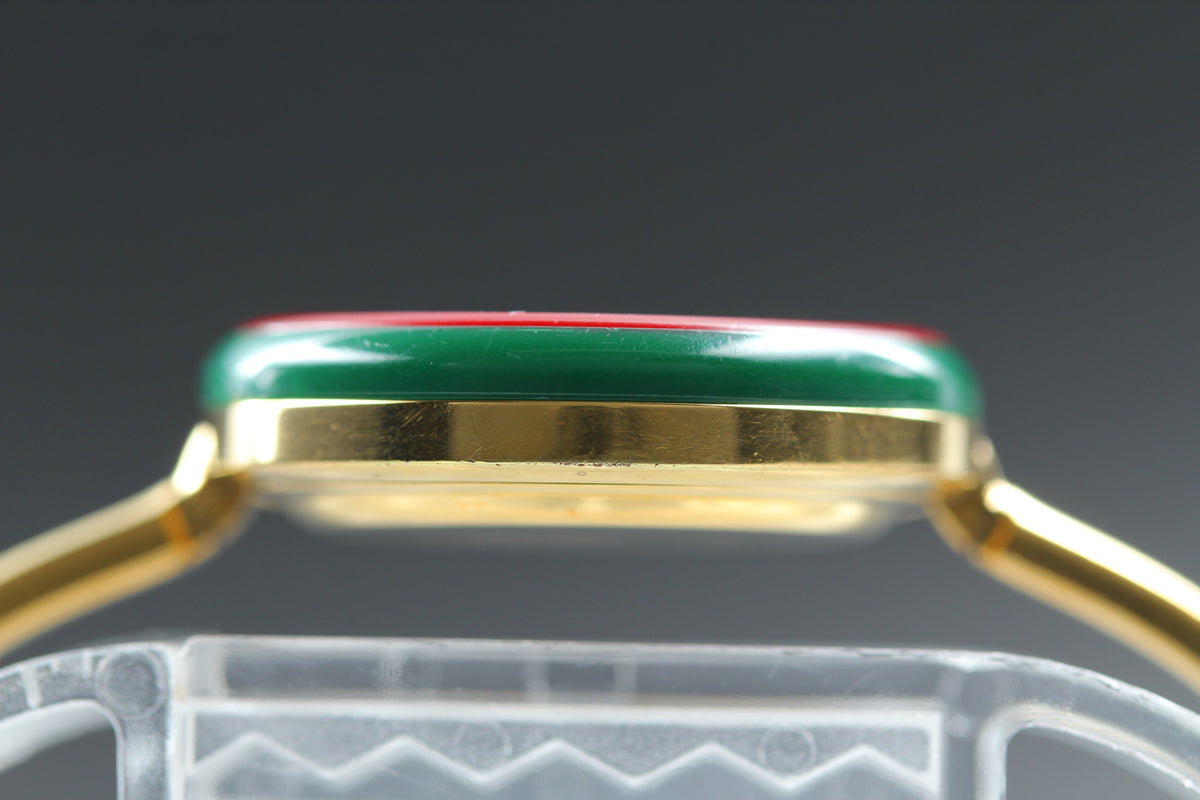 GUCCI 11/12.2 Change Bezel 12 Colors Ladies Quartz Watch, Boxed (11)
