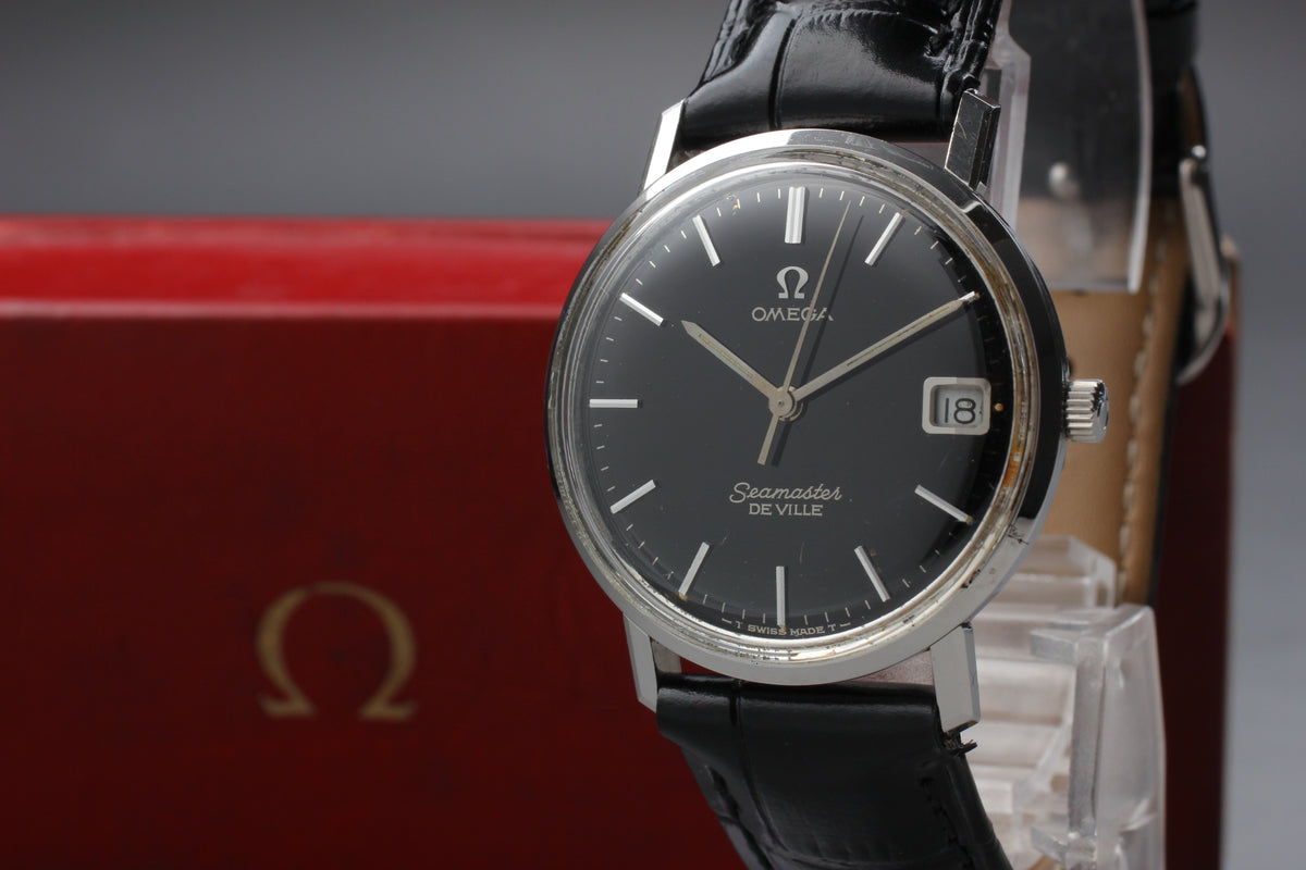 OMEGA Seamaster Black Dial Hand Winding Men's Watch (1)