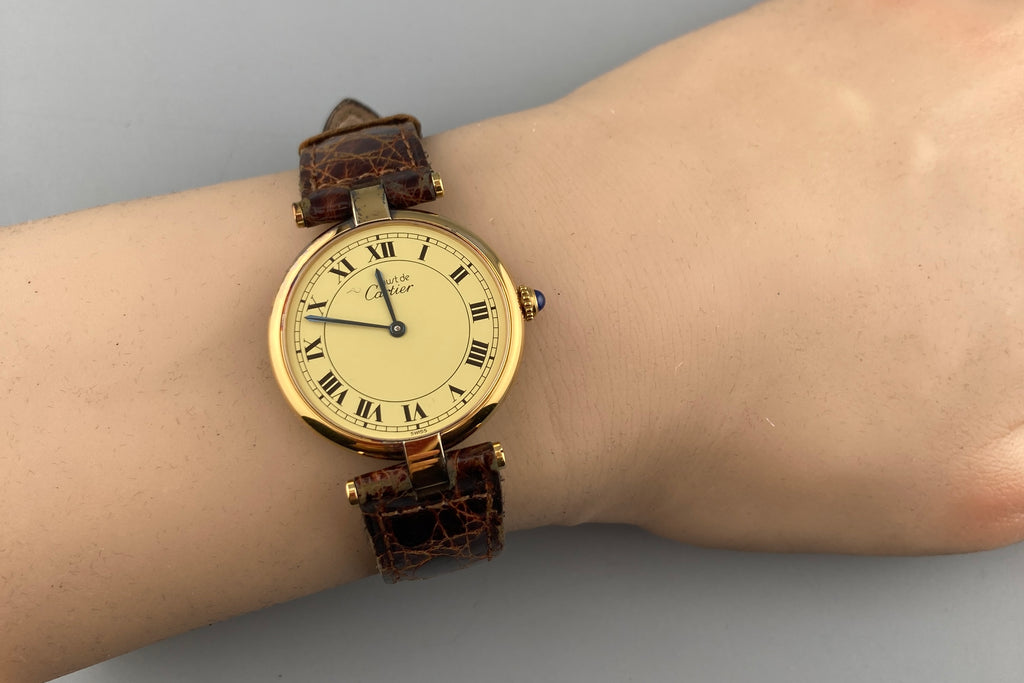 Cartier Must Colisee Vermeil 590003 LM Quartz 30mm Women's Watch (3)