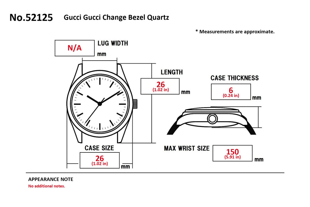 GUCCI 11/12 Change Bezel 6 Color Women's Watch, Box papers (15)