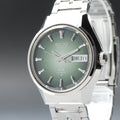 King Seiko 5626-7200 Kanji Faceted Crystal Green Automatic Men Watch (1)