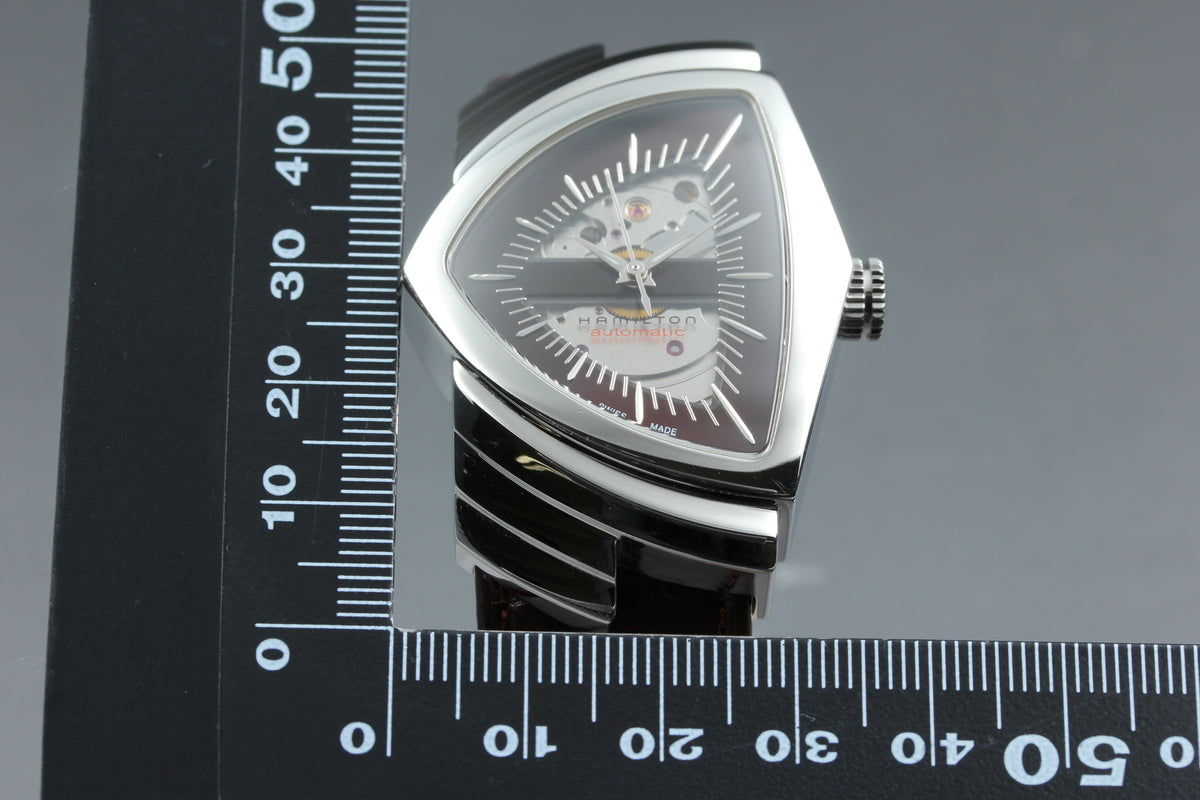 Hamilton Ventura H245150 Silver Automatic Men Watch, Box Papers (15)