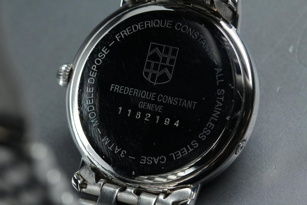 FREDERIQUE CONSTANT Moon Phase Black Dial Quartz Men's Watch (12)