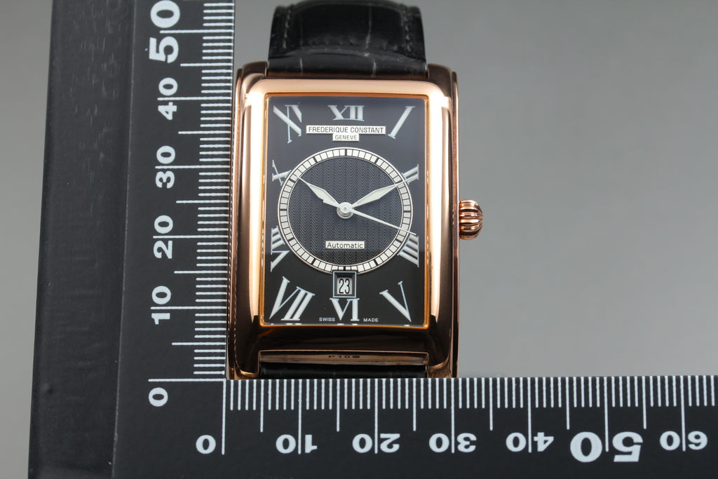 Frederique Constant Carree FC-303/310/315X4C4/5/6 Date Automatic Men's Watch (15)