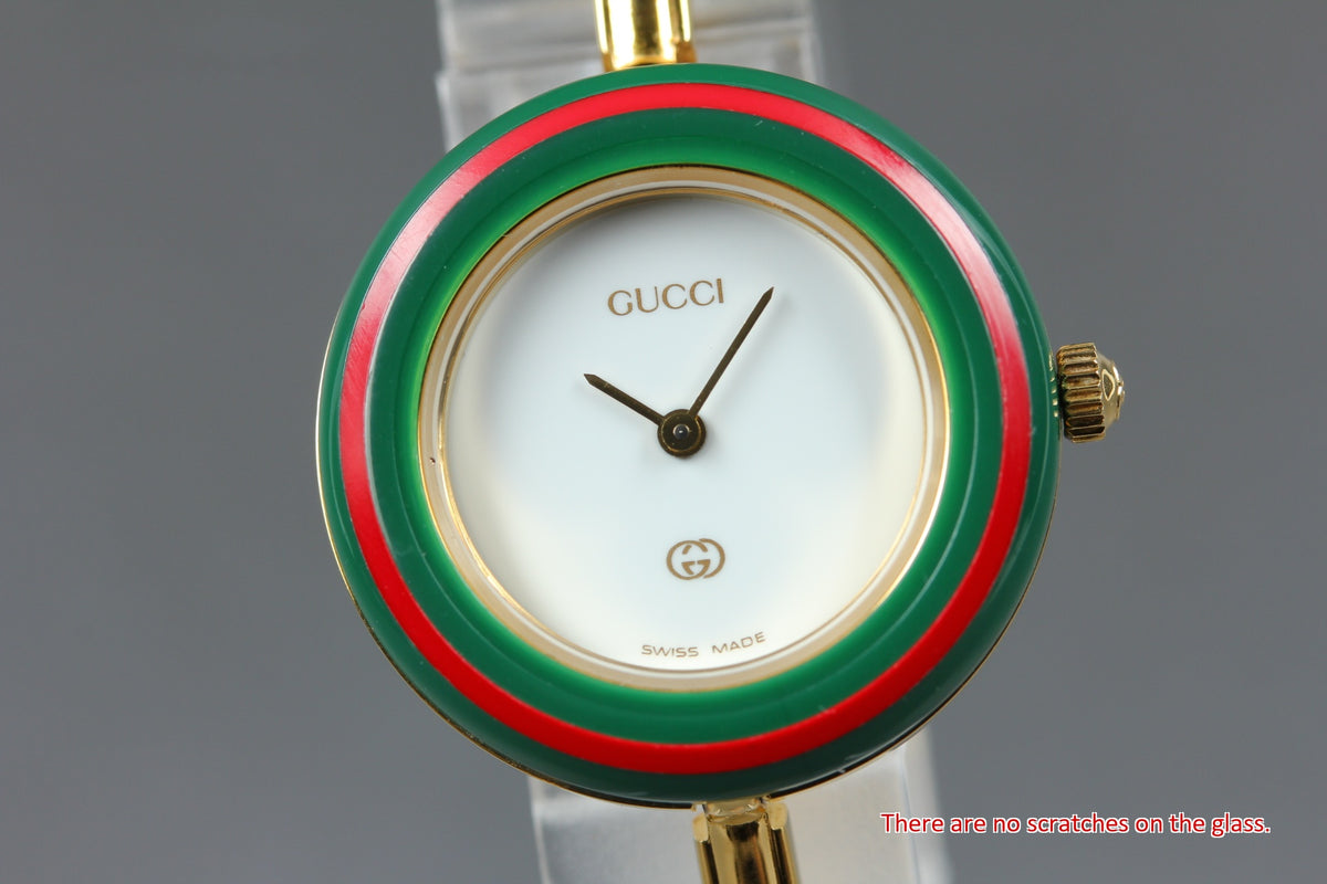 GUCCI 11/12.2 Change Bezel 12 Colors Ladies Quartz Watch, Boxed (2)