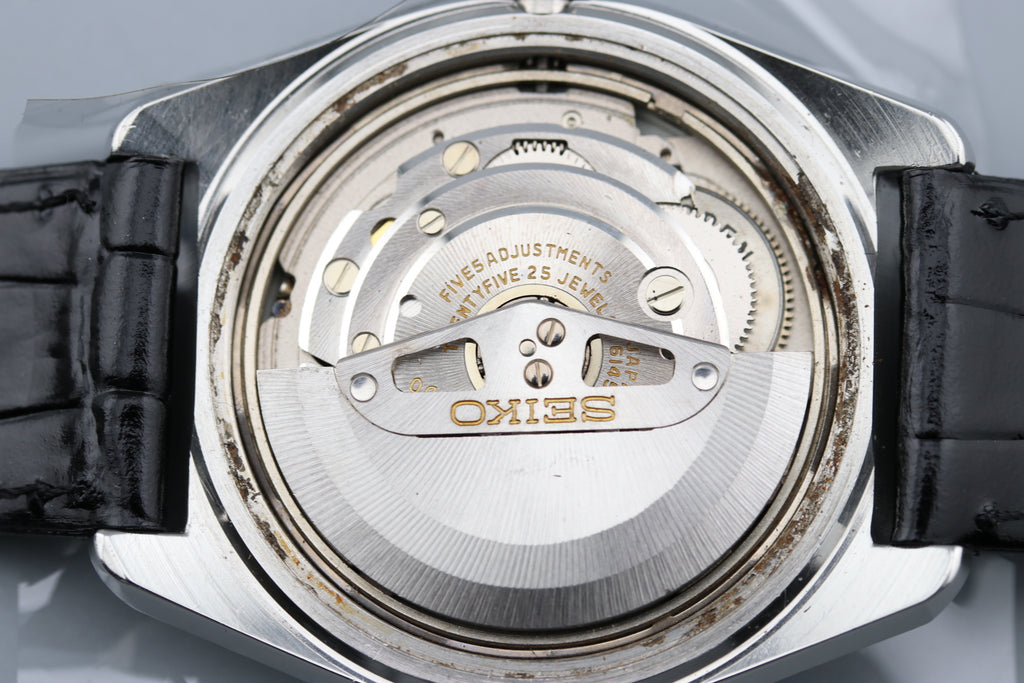 GRAND SEIKO 6145-8000 Hi-BEAT Silver Automatic Men's Watch, 1969 Read (11)